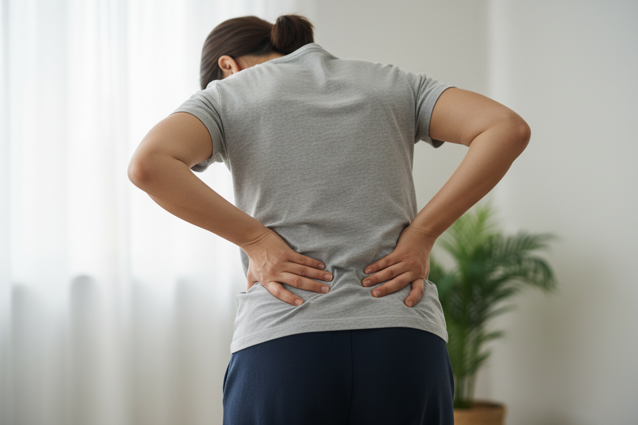 Kun je de afbeelding maken dat het lijkt alsof ze veel pijn heeft?